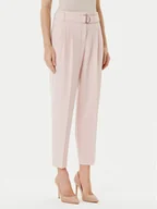 Spodnie damskie - BOSS Spodnie materiałowe Tapiah 50490037 Fioletowy Regular Fit - miniaturka - grafika 1
