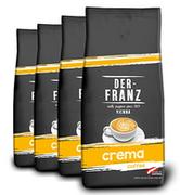 Kawa - Der-Franz Crema Cała kawa ziarnista 4 opakowanie 1000 g - miniaturka - grafika 1