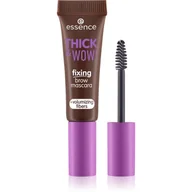 Akcesoria i kosmetyki do stylizacji brwi - essence Thick & Wow! Fixing Brow Mascara 03 - maskara do brwi 03 Brunette Brown - miniaturka - grafika 1