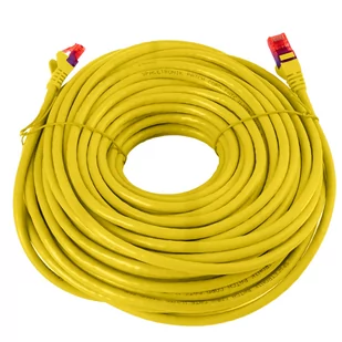 Kabel RJ45 CAT 6 U/UTP AWG24 żółty 20m - Pozostałe akcesoria sieciowe - miniaturka - grafika 4