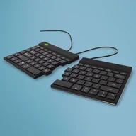 Klawiatury - R-Go Tools Ergonomiczna klawiatura R-Go Split Break v2 z oprogramowaniem break, QWERTY_US, przewodowa, czarna - miniaturka - grafika 1