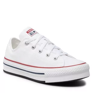 Converse Trampki Ctas Eva Lift Ox 272858C White/Garnet/Navy - Trampki damskie - miniaturka - grafika 1