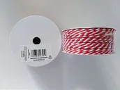 Opakowania i torebki na prezenty - Sznurek jutowy, biało-czerwony - miniaturka - grafika 1