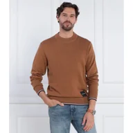 Swetry męskie - Tommy Hilfiger Sweter MONOTYPE GS TIPPED | Regular Fit | z dodatkiem jedwabiu - miniaturka - grafika 1