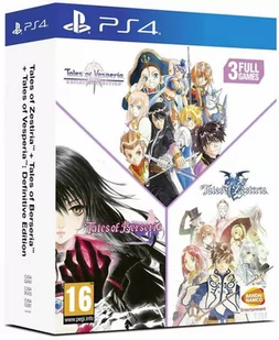 Tales Of Zestiria + Tales Of Berseria + Tales Of Vesperia Definitive Edition GRA PS4 - Gry PlayStation 4 - miniaturka - grafika 1