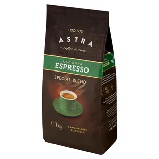 Astra Kawa Ziarnista Łagodna Espresso Arabica 1 Kg - Kawa - miniaturka - grafika 1