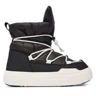 Buty dla dziewczynek - Śniegowce Moon Boot Jr Park lace Mid 80D3440070 D Czarny - miniaturka - grafika 1