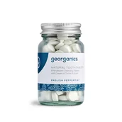 Kosmetyki kąpielowe dla dzieci - Georganics Naturalne Tabletki do Mycia Zębów Mięta Pieprzowa, 120 tabl. Georganics - miniaturka - grafika 1