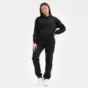 Damskie spodnie dresowe Champion Rochester Rib Cuff Pants - czarne - CHAMPION - Spodnie sportowe damskie - miniaturka - grafika 1