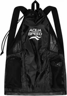 Plecaki worki - Worek Treningowy Aqua Speed Gear Bag Black/White 40L - miniaturka - grafika 1