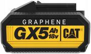 Skrzynie ogrodowe - Akumulator grafenowy CAT GXB5 18V 5Ah LED - miniaturka - grafika 1