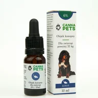 Pokarm dla ryb - Olejek konopny 6% dla zwierząt łosoś 10ml - miniaturka - grafika 1