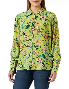 Part Two Sabila Relaxed fit Koszula damska, Zielona Oasis Craft Flower, 40 - Koszule damskie - miniaturka - grafika 1
