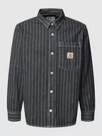 Koszule męskie - Koszula casualowa ze wzorem w paski model ‘ORLEAN’ - miniaturka - grafika 1