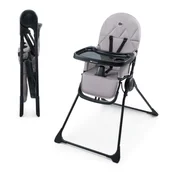 Krzesełka do karmienia - Kindekraft krzesełko do karmienia BINCI grey - miniaturka - grafika 1