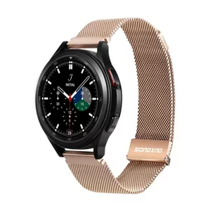 Dux Ducis Magnetic Strap pasek do Samsung Galaxy Watch / Huawei Watch / Honor Watch (20mm band) magnetyczna opaska złoty (Milanese Version) - Akcesoria do smartwatchy - miniaturka - grafika 1