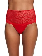Majtki damskie - ESPRIT Bodywear Damskie stringi Moving LACE RCS h.w. Stringi, czerwone, 34, czerwony, 34 - miniaturka - grafika 1