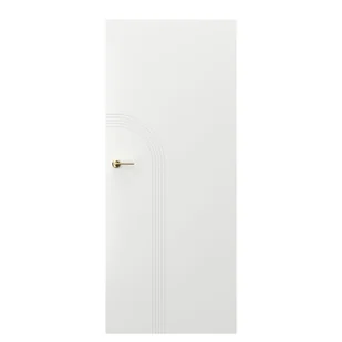 Porta Drzwi wewnętrzne pełne Trim E białe 70 prawe - Drzwi wewnętrzne - miniaturka - grafika 1