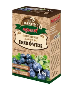 Agrecol Sp z o.o ORGANICZNY NAWÓZ DO BORÓWEK 1KG 711 - Nawozy ogrodnicze - miniaturka - grafika 1