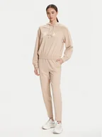 Dresy damskie - EA7 Emporio Armani Dres 7W000687 AF12502 U1046 Beżowy Regular Fit - miniaturka - grafika 1