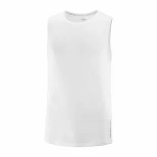 Koszulka Salomon Cross Run Tank Deep White - Koszulki sportowe damskie - miniaturka - grafika 1
