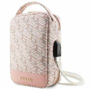 Guess Torba GUHBHGCFSEP Organizer różowy/pink GCube Stripe