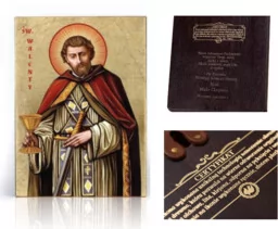 Ikona religijna Święty Walenty - Ikony i obrazy sakralne - miniaturka - grafika 1