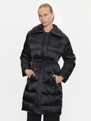 Kurtki damskie - Calvin Klein Kurtka zimowa K20K207728 Czarny Slim Fit - miniaturka - grafika 1