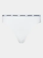 Majtki damskie - Guess Figi brazylijskie O3YE01 KBS50 Biały - miniaturka - grafika 1