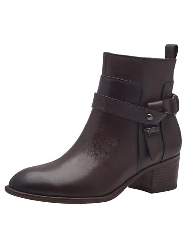 Marco Tozzi Damskie botki Zip+Slip 2-25370-43 Modne kozaki, Mocca, 38 EU, Mocca, 38 EU