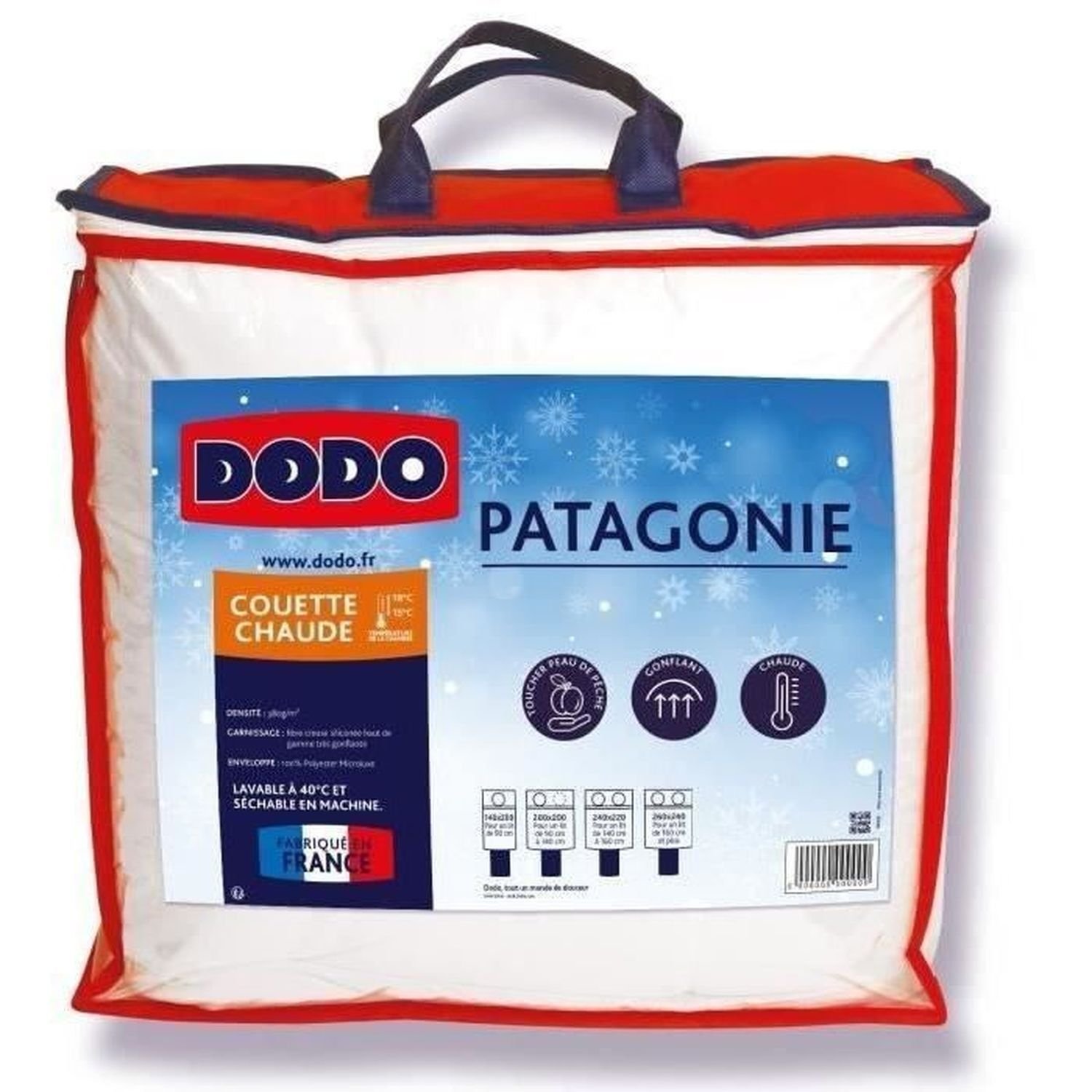 Kołdra DODO Patagonia White 220 x 240 cm 380 g/m²