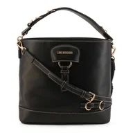 Torebki damskie - Torby naramienne marki Love Moschino model JC4280PP0DKI0 kolor Czarny. Torby Damskie. Sezon: Jesień/Zima - miniaturka - grafika 1