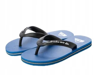 QUIKSILVER JAPONKI MĘSKIE Z LOGO CASUAL GRANATOWE 36 JWD - Klapki i japonki męskie - miniaturka - grafika 1