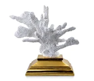 Figurki dla dzieci - Mondex SAMOA CORAL WHITE Figura na postumenice 34,4x21x33,7cm - miniaturka - grafika 1