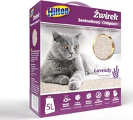 Żwirek dla kotów - Hilton żwirek bentonitowy dla kota Compact zbrylający o zapachu lawendy 5 L - miniaturka - grafika 1