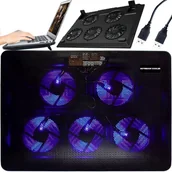 Części i akcesoria do laptopów - Podstawka podkładka chłodząca pod laptopa 12-17'' - miniaturka - grafika 1