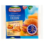 Sery - Hochland Cheddar ser kremowy topiony w plastrach - miniaturka - grafika 1
