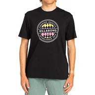 Koszulki męskie - Męska Koszulka z krótkim rękawem BILLABONG ROTOR FILL TEES EBYZT00105-BLK – Czarny - miniaturka - grafika 1
