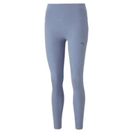 Legginsy - Legginsy damskie Puma Studio Foundation 7/8 niebieskie 52161119-S - miniaturka - grafika 1