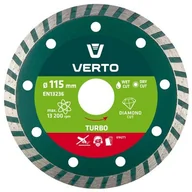 Tarcze do pił - Verto Tarcza do cięcia GRAPHITE 57H625 125 x 1.5 x 22.2 mm diamentowa turbo - miniaturka - grafika 1