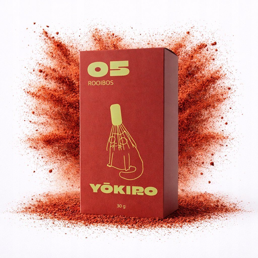 Yokiro Rooibos 05 czerwona herbata w proszku bez kofeiny premium - 30 g
