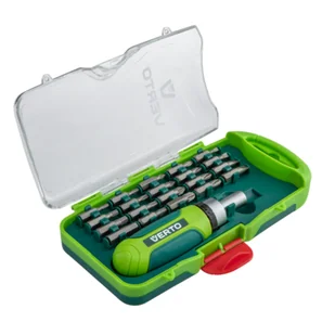 VERTO Zestaw bitów 21 szt. - Akcesoria do elektronarzędzi - miniaturka - grafika 1