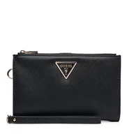 Portfele - Duży Portfel Damski Guess Laurel II Slg SWZG74 59157 Czarny - miniaturka - grafika 1