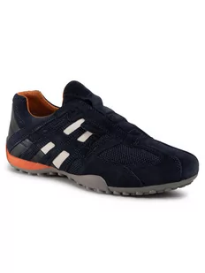 Geox Półbuty U Snake L U4207L 02214 C4002 Granatowy - Półbuty męskie - miniaturka - grafika 1