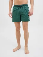 Kąpielówki męskie - Jack & Jones Szorty kąpielowe "Maui" w kolorze zielonym - miniaturka - grafika 1