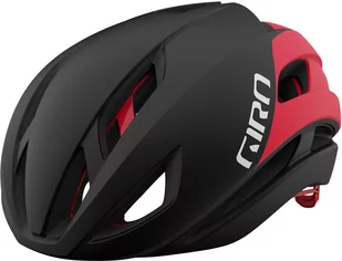 Giro Eclipse Spherical Helmet, czarny/czerwony 51-55cm 2022 Kaski triathlonowe - Kaski rowerowe - miniaturka - grafika 1