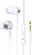 Słuchawki - Baseus Encok HZ11 Wired Earphones Moon White - miniaturka - grafika 1