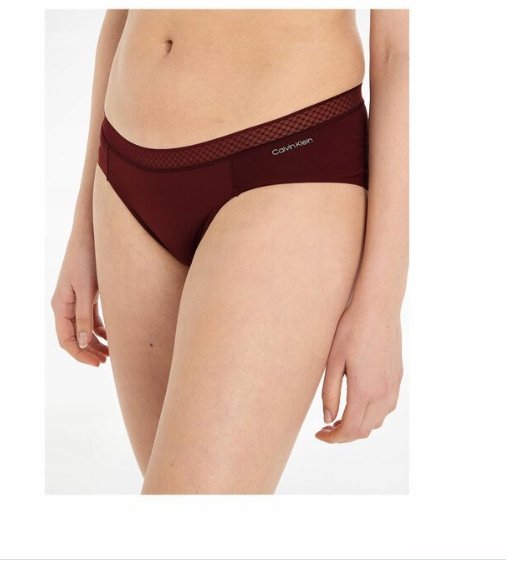 CALVIN KLEIN DAMSKIE MAJTKI FIGI BORDOWE Z LOGO M 0Z8B6_H* TIA