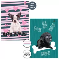 Zeszyty szkolne - Zeszyt A4 32 kartki 3-LINIE KOLOR 90G BEST FRIEND PSY - miniaturka - grafika 1