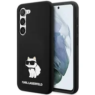 Etui i futerały do telefonów - Karl Lagerfeld KLHCS24MSNCHBCK S24+ S926 hardcase czarny/black Silicone Choupette - miniaturka - grafika 1